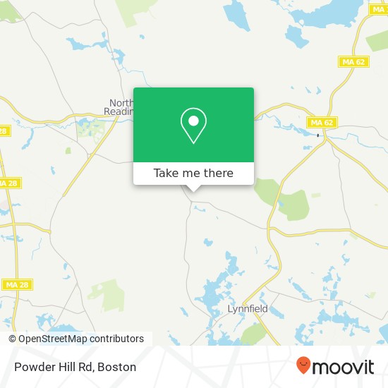 Powder Hill Rd map