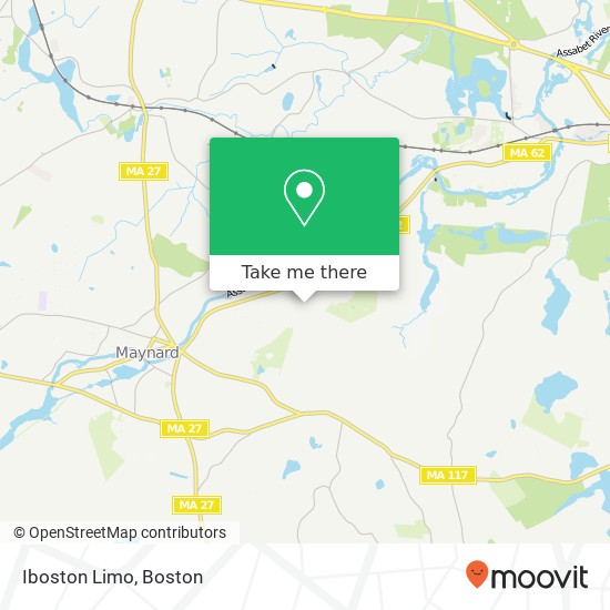 Iboston Limo map