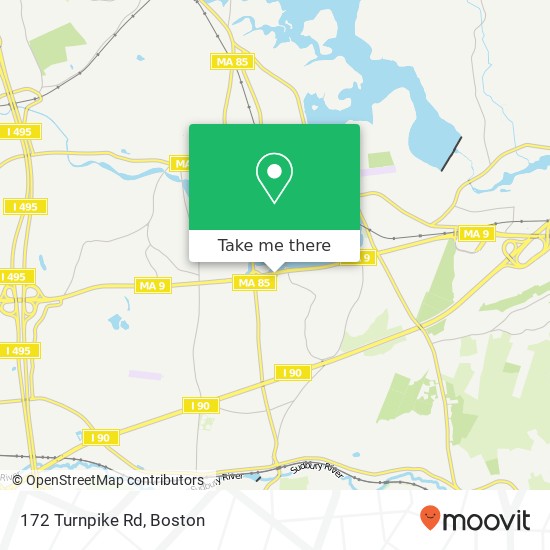 172 Turnpike Rd map