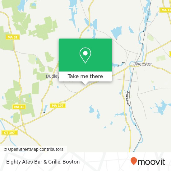 Eighty Ates Bar & Grille map