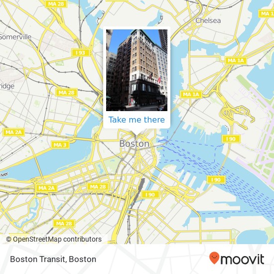 Mapa de Boston Transit