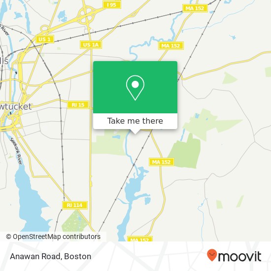Mapa de Anawan Road