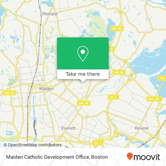 Maiden Catholic Development Office map