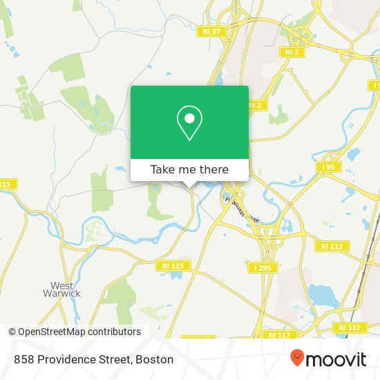 858 Providence Street map
