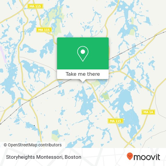 Mapa de Storyheights Montessori