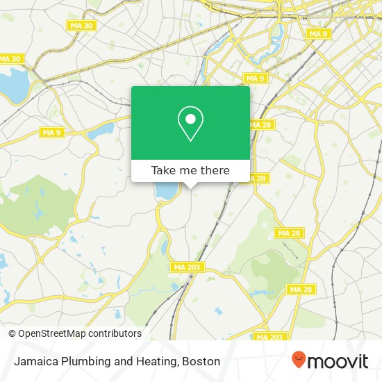 Mapa de Jamaica Plumbing and Heating