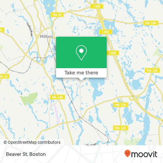 Beaver St map