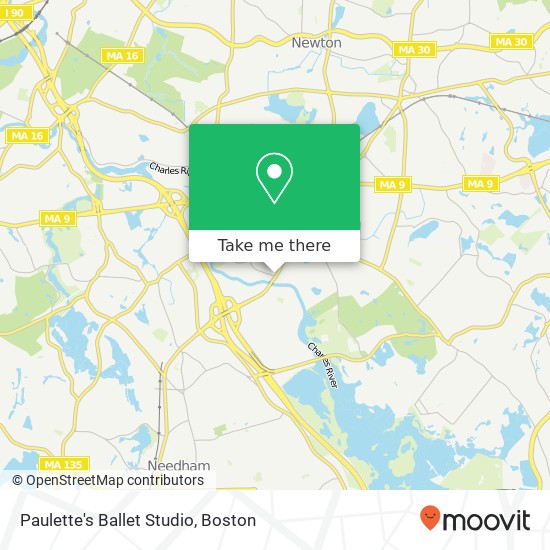 Mapa de Paulette's Ballet Studio