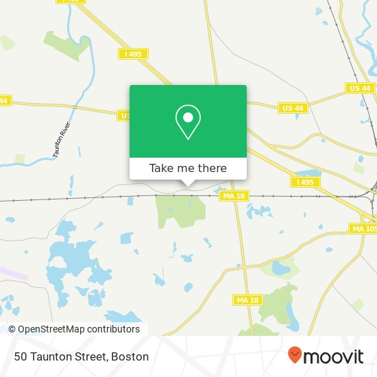 Mapa de 50 Taunton Street