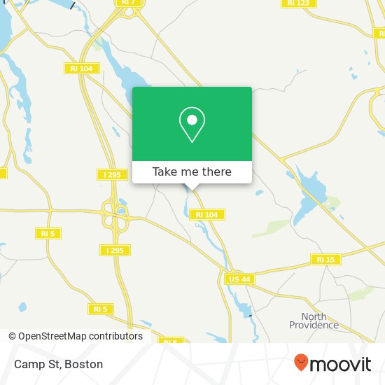 Camp St map