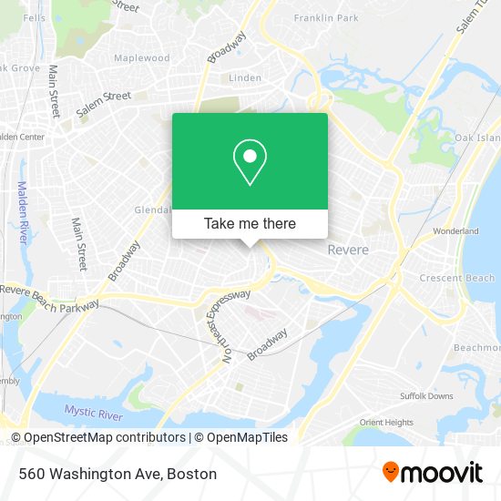 Mapa de 560 Washington Ave