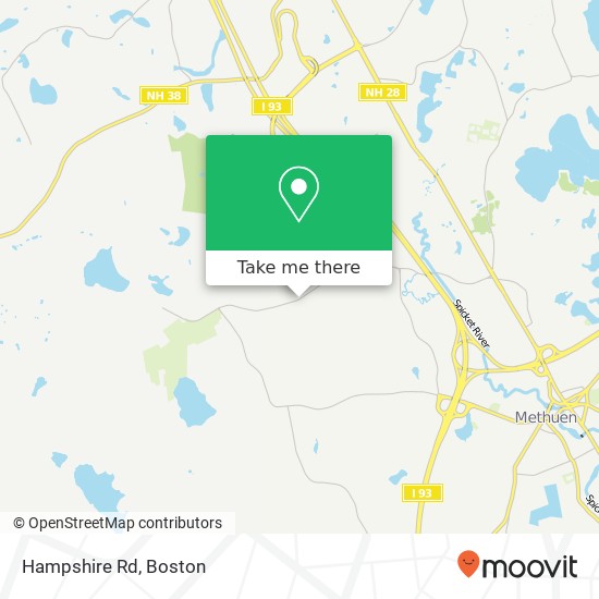 Hampshire Rd map