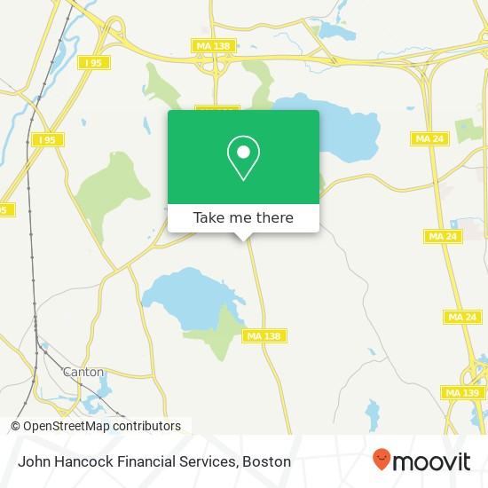 John Hancock Financial Services map