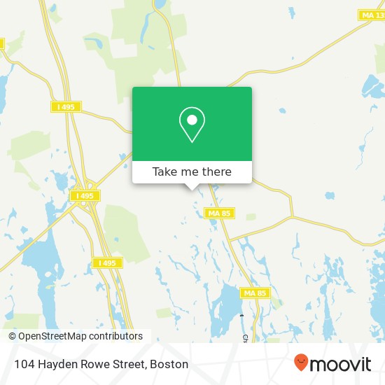 104 Hayden Rowe Street map