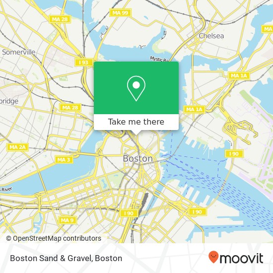 Boston Sand & Gravel map