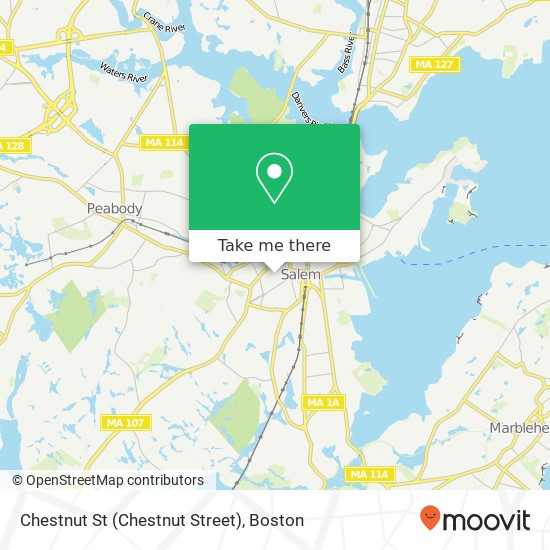 Mapa de Chestnut St (Chestnut Street)