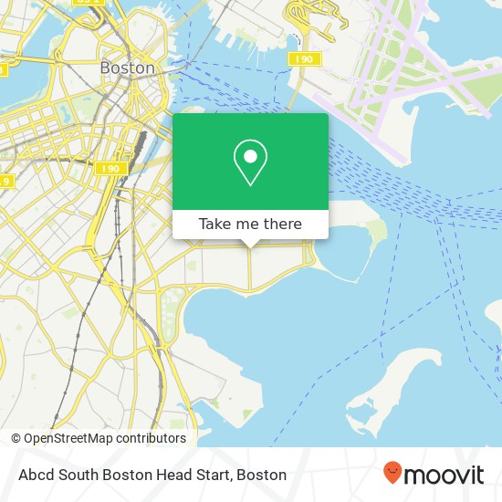 Mapa de Abcd South Boston Head Start