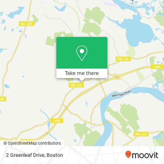 2 Greenleaf Drive map
