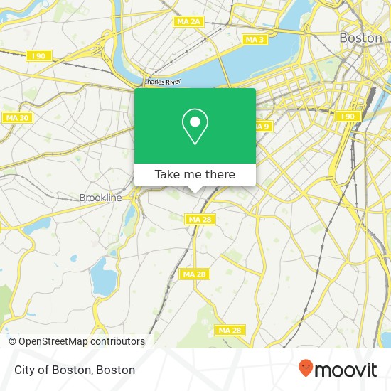 Mapa de City of Boston