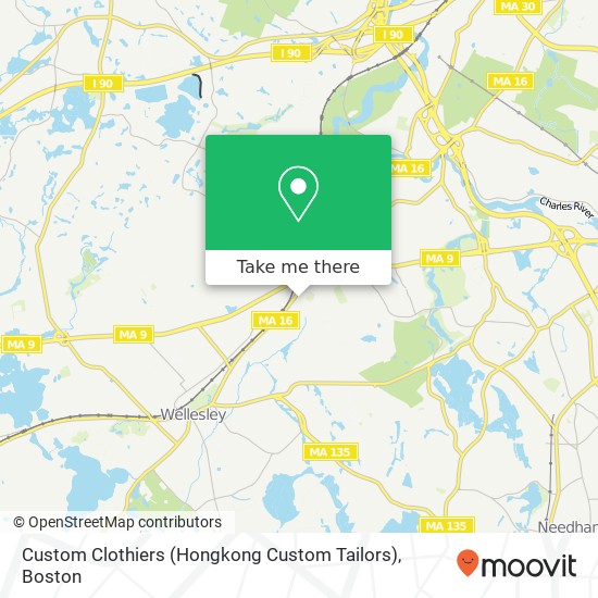 Mapa de Custom Clothiers (Hongkong Custom Tailors)