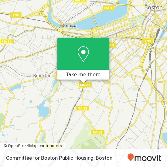 Mapa de Committee for Boston Public Housing