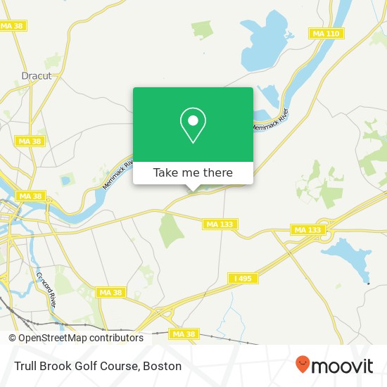 Trull Brook Golf Course map