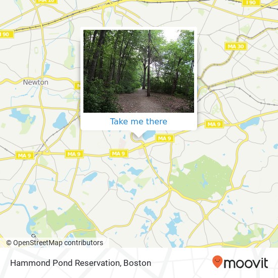 Mapa de Hammond Pond Reservation