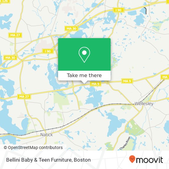 Bellini Baby & Teen Furniture map