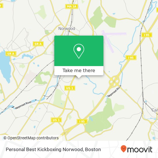 Personal Best Kickboxing Norwood map