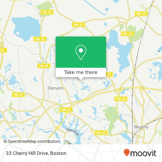 33 Cherry Hill Drive map
