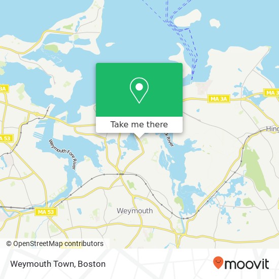 Mapa de Weymouth Town