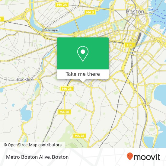 Metro Boston Alive map