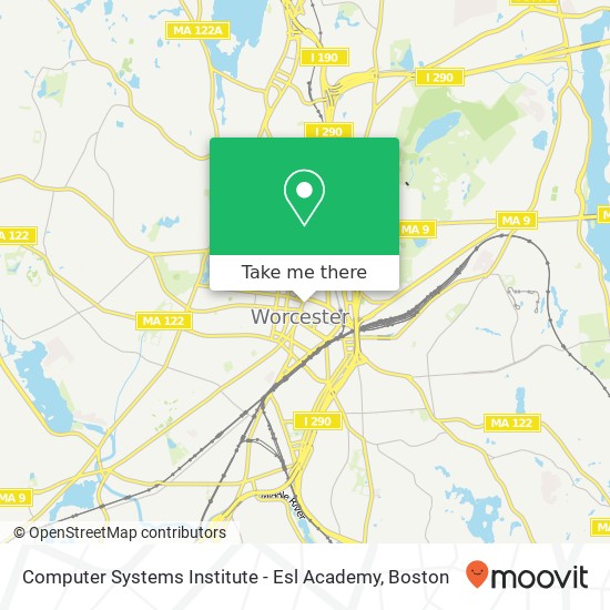 Mapa de Computer Systems Institute - Esl Academy