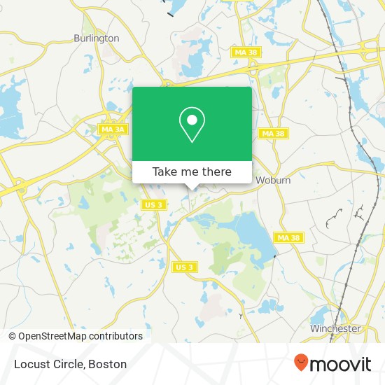 Mapa de Locust Circle