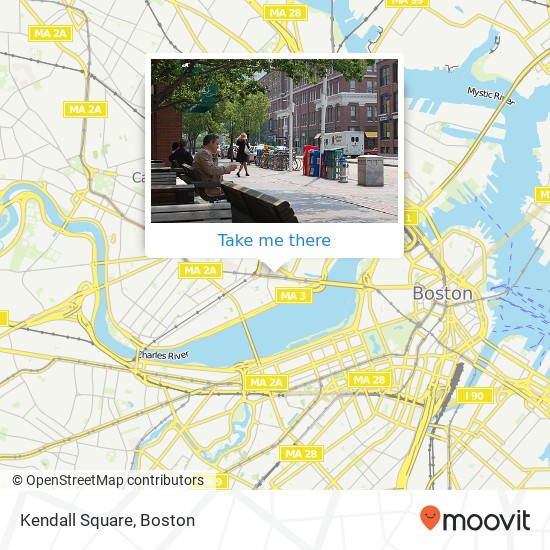 Mapa de Kendall Square