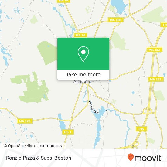 Ronzio Pizza & Subs map
