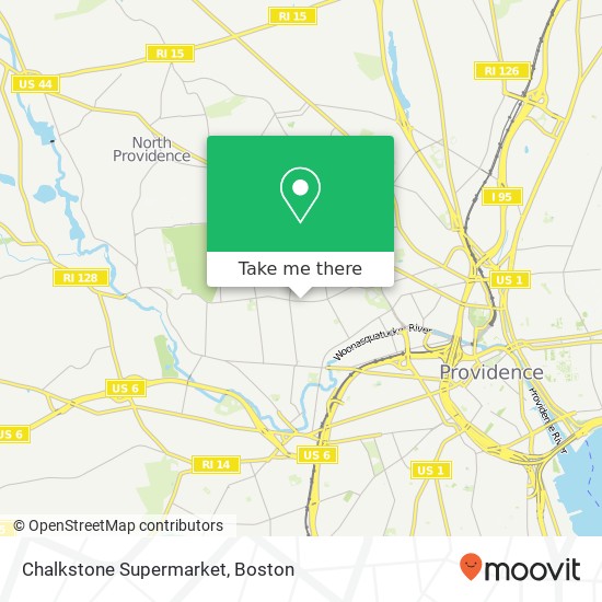 Chalkstone Supermarket map