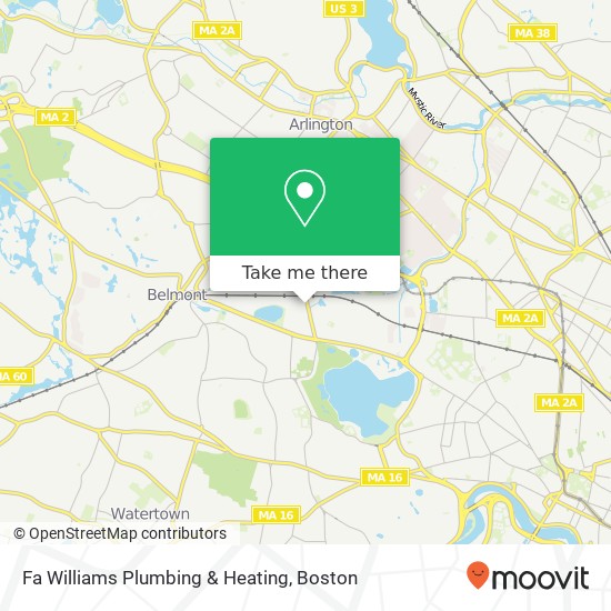 Mapa de Fa Williams Plumbing & Heating