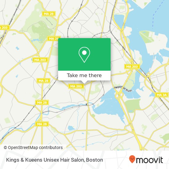 Mapa de Kings & Kueens Unisex Hair Salon