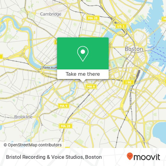 Bristol Recording & Voice Studios map