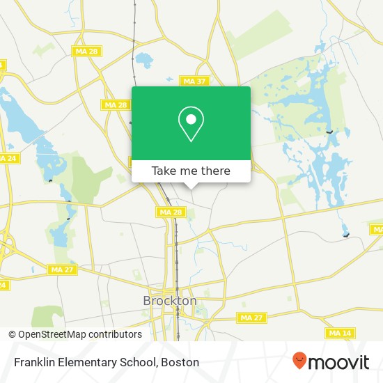 Mapa de Franklin Elementary School