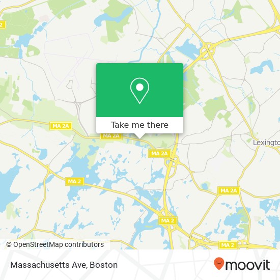 Mapa de Massachusetts Ave