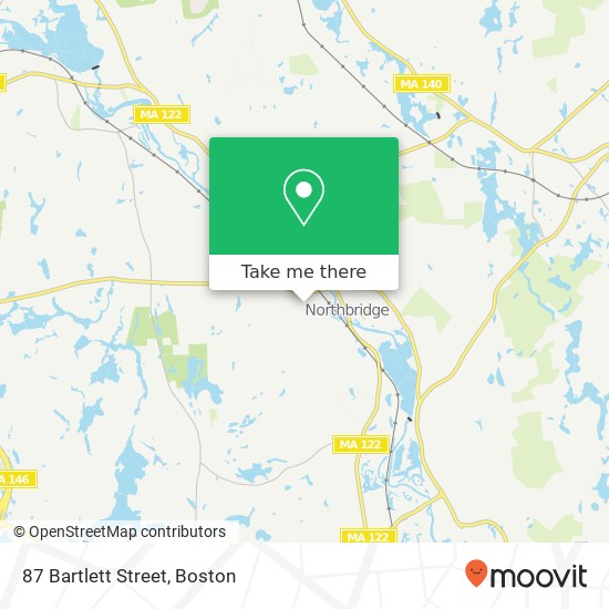 87 Bartlett Street map