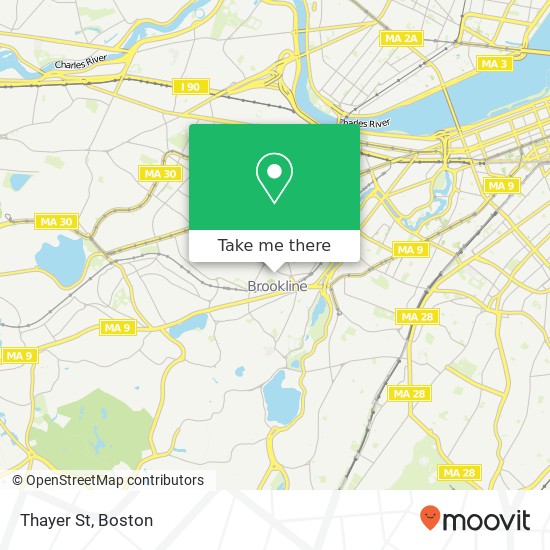 Mapa de Thayer St