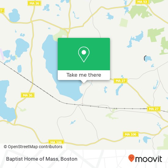 Mapa de Baptist Home of Mass