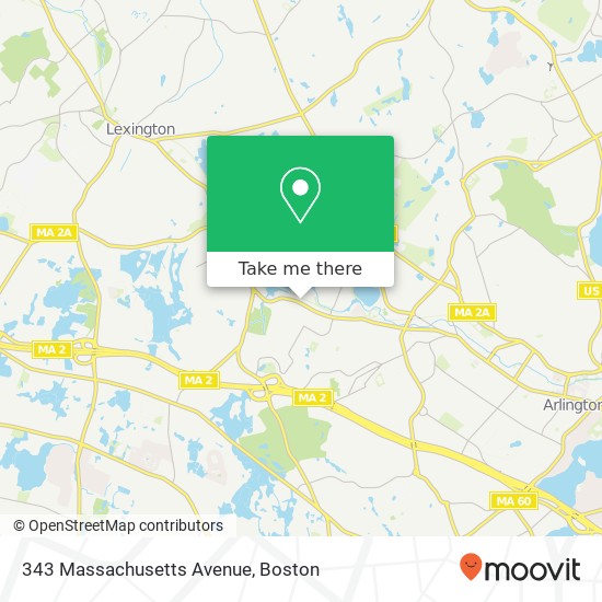 Mapa de 343 Massachusetts Avenue