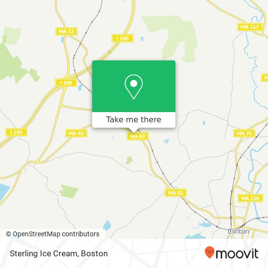 Sterling Ice Cream map