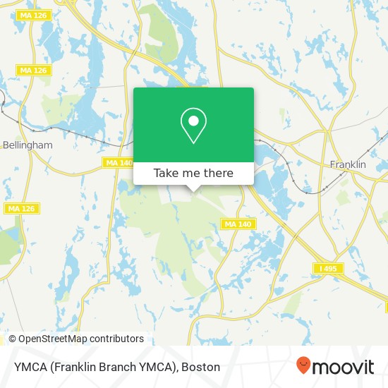 Mapa de YMCA (Franklin Branch YMCA)