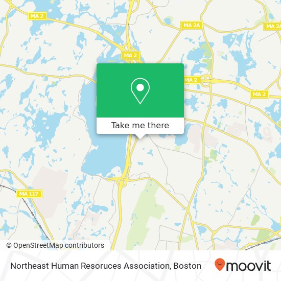 Mapa de Northeast Human Resoruces Association