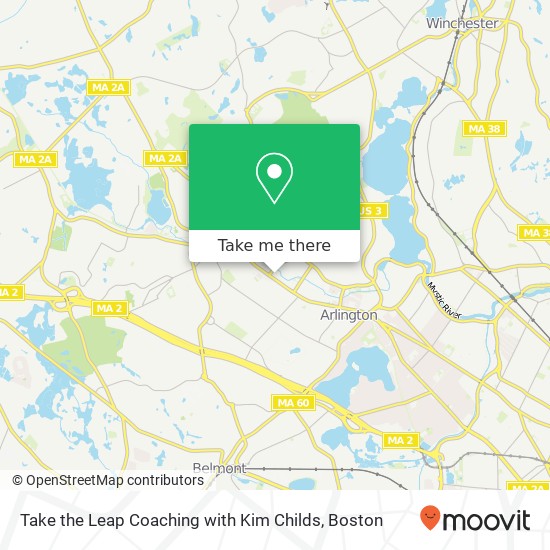 Take the Leap Coaching with Kim Childs map